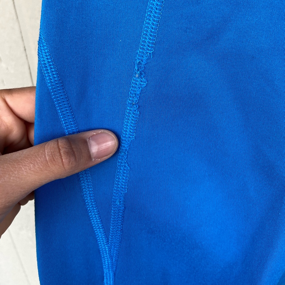 Girlfriend Collective Rare Lapis Royal blue Leggings 23.5” - Picture 6 of 11